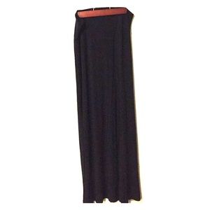 Black maxi skirt